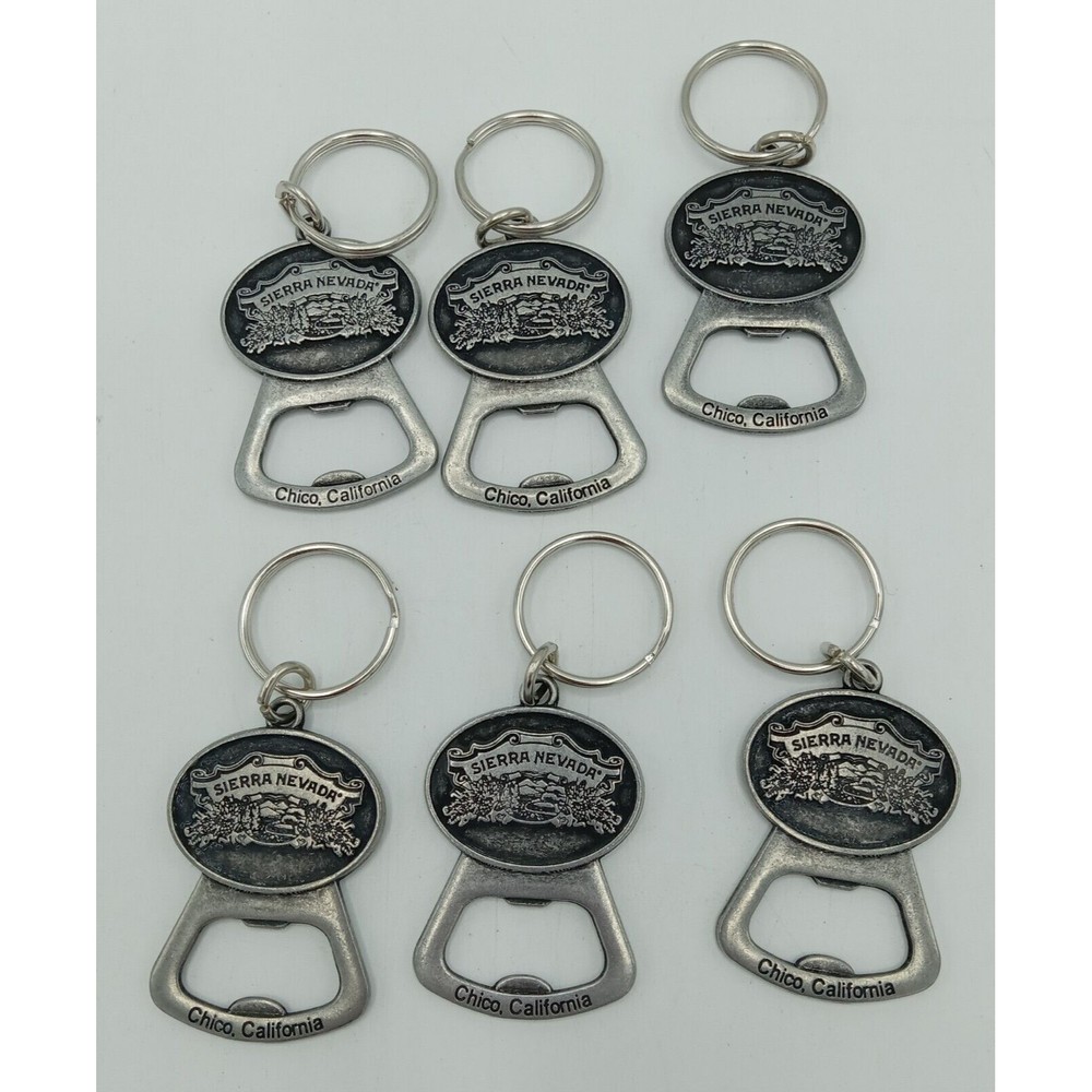 Sierra Nevada Bottle Opener Key Chain  Chico,CA / Mills River Lot Of 6